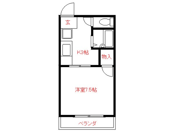 キララハイツの物件間取画像